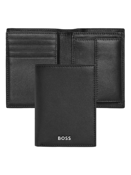 Hugo Boss Čierne kožené púzdro na karty Hugo Boss Classic HLG403A