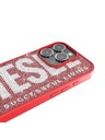 Diesel Diesel kryt pre iPhone 16 Pro s kryštáľmi Swarovski červený 60188