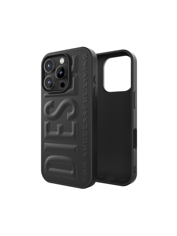 Diesel Diesel 3D kryt pre iPhone 16 Pro Biscotto čierny 60210