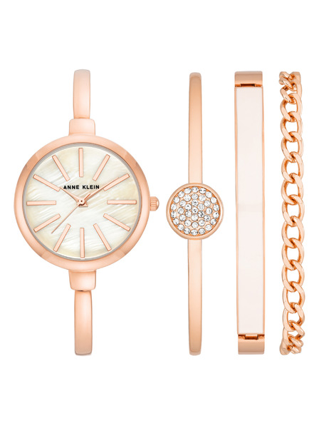 Anne Klein Darčeková sada hodiniek a náramkov Anne Klein, AK/1470RGST