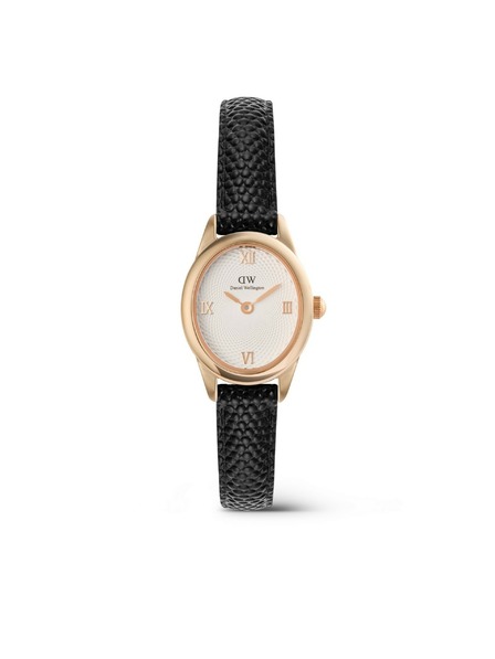 Daniel Wellington Dámske hodinky Daniel Wellington Ophelia Mini Lizard Guilloché kožené DW00100893