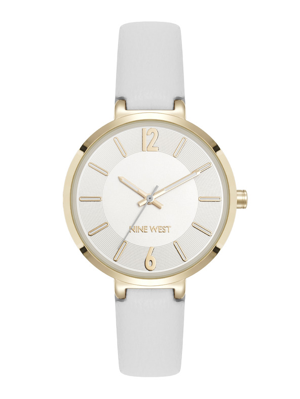 Nine West	 Dámske kulaté hodinky Nine West NW/3068GPCR