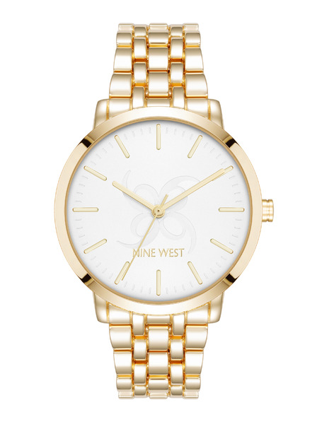 Nine West	 Dámske kulaté hodinky Nine West NW/3060SVGB