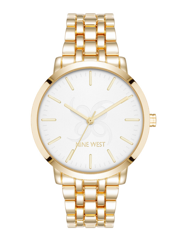 Nine West	 Dámske kulaté hodinky Nine West NW/3060SVGB
