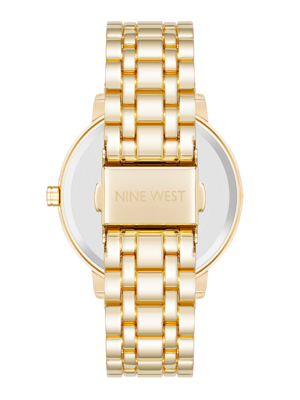 Nine West	 Dámske kulaté hodinky Nine West NW/3060SVGB