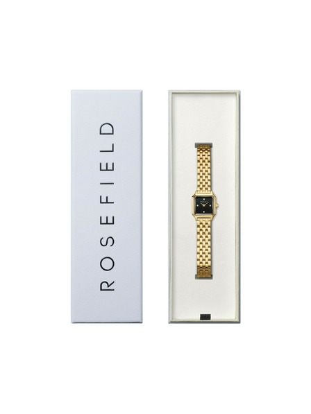 Rosefield Dámske štvorcové hodinky Rosefield Boxelle BBGSG-B08