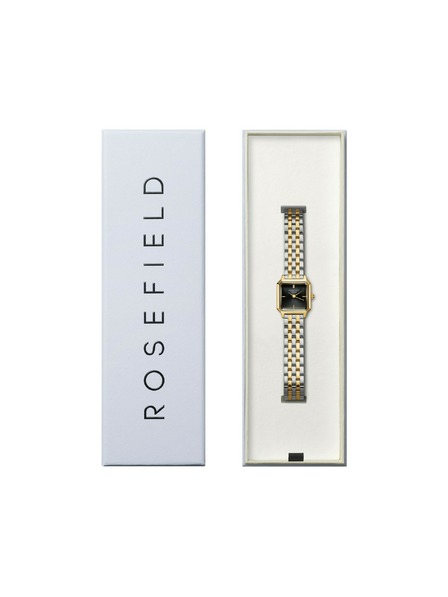 Rosefield Dámske štvorcové hodinky Rosefield Boxelle BBDSG-B07
