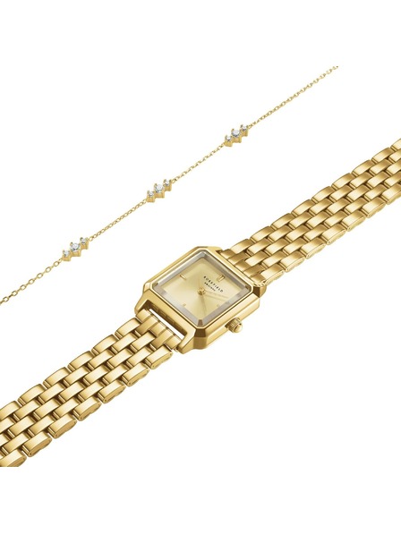 Rosefield Darčeková sada Rosefield Boxelle hodín a Triple Crystal náramku BCGTC-X284