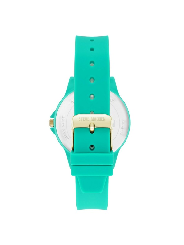 Steve Madden Dámske okrúhle hodinky Steve Madden SM/8118TEAL