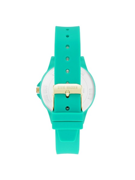 Steve Madden Dámske okrúhle hodinky Steve Madden SM/8118TEAL