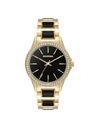 Steve Madden Dámske okrúhle hodinky Steve Madden SM/8108BKGPM