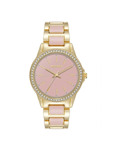 Steve Madden Dámske okrúhle hodinky Steve Madden SM/8108LPGPM