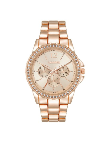 Steve Madden Dámske okrúhle hodinky Steve Madden SM/8110RGRGM