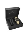 Armani Exchange Darčeková sada hodiek a náramku Armani Exchange CAYDE AX7119