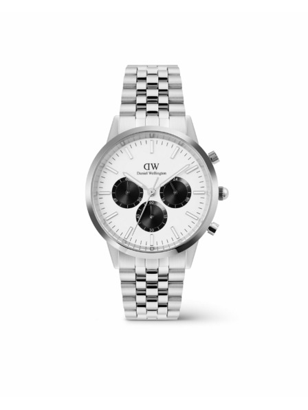Daniel Wellington Daniel Wellington pánske hodinky Iconic Chronograph Arch 5-Link Panda DW00100872