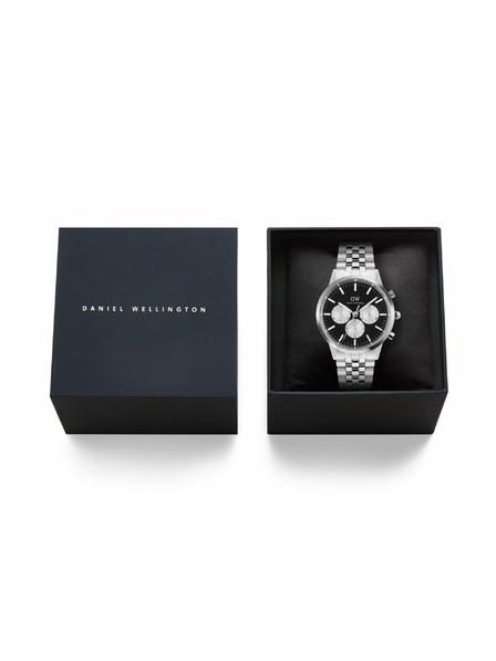 Daniel Wellington Daniel Wellington pánske hodinky Iconic Chronograph Arch 5-Link Panda DW00100873