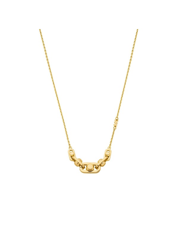 Michael Kors Strieborný pozlátený náhrdelník Michael Kors MKC170800710