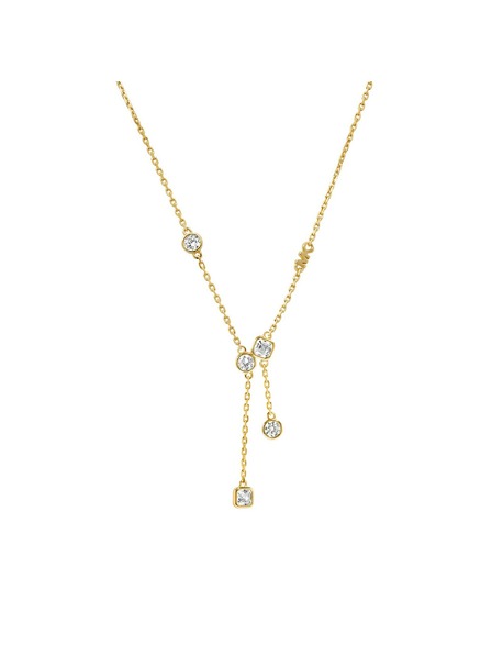 Michael Kors Strieborný pozlátený náhrdelník Michael Kors MKC1769710