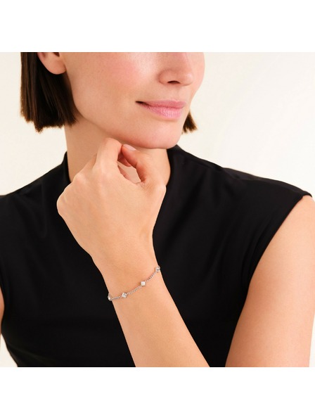 Rosefield Dámsky rhodinovaný náramok Rosefield JBCPS-J1173