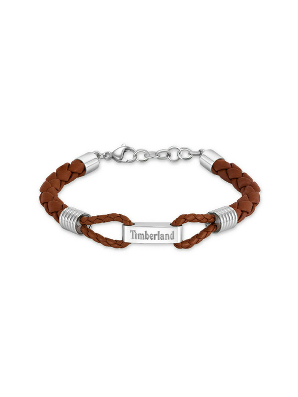 Timberland Timberland pánsky náramok kožený hnedý TDAGB0003001