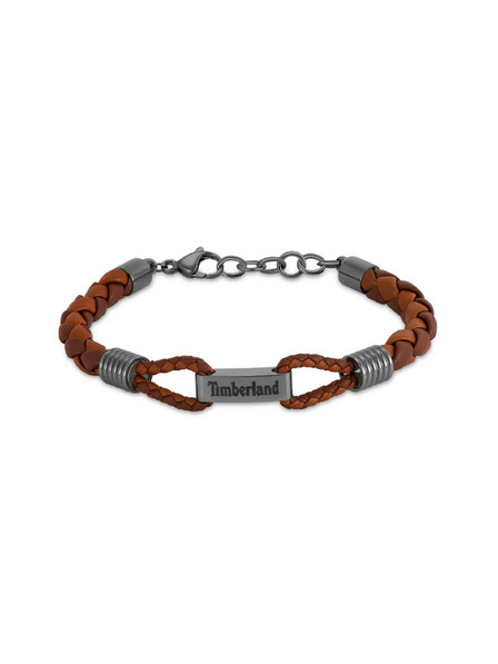 Timberland Timberland pánsky náramok kožený hnedý TDAGB0003003