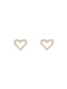 Daniel Wellington Dámske oceľové náušnice Daniel Wellington Mirelle Heart DW00401608