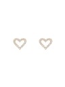 Daniel Wellington Dámske oceľové náušnice Daniel Wellington Mirelle Heart DW00401609