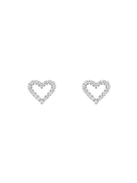 Daniel Wellington Dámske oceľové náušnice Daniel Wellington Mirelle Heart DW00401610