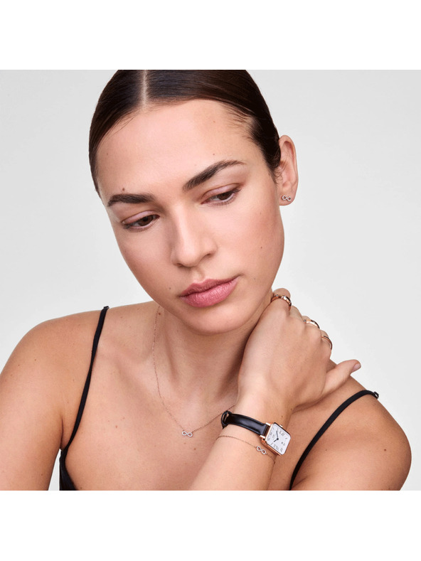 Daniel Wellington Dámske oceľové náušnice Daniel Wellington Mirelle Infinity DW00401615