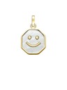 Rosefield Rosefield prívesok v zlatej farbe Smiley Octagon PE-Gold-Smiley M