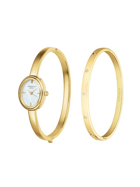 Rosefield Darčeková sada Rosefield Studio Bangle hodinky a Crystal Bangle pevný náramok BWGCG-X293