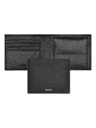 Hugo Boss Pánska čierna kožená peňaženka Hugo Boss Classic HLM416A