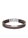Fossil Pánsky kožený náramok Fossil JF03323040