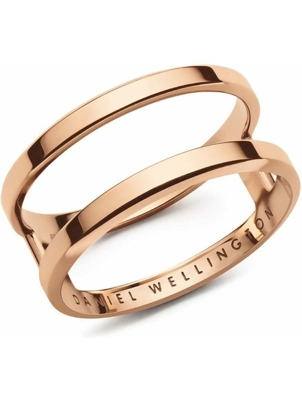 Daniel Wellington Dámsky dvojitý oceľový prsteň Daniel Wellington Elan DW00400117