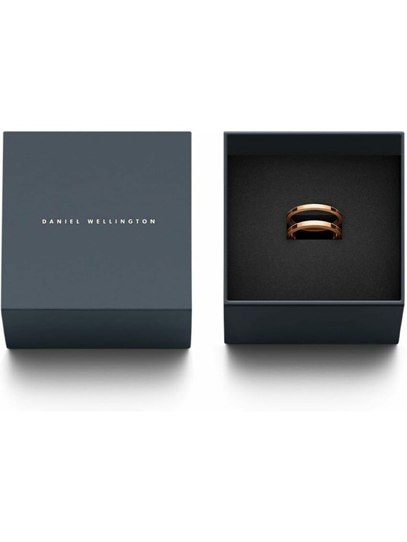 Daniel Wellington Dámsky dvojitý oceľový prsteň Daniel Wellington Elan DW00400117