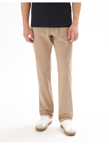 Celio Béžové pánske chino nohavice Celio