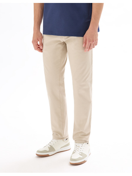 Celio Béžové pánske chino nohavice Celio Tocharles