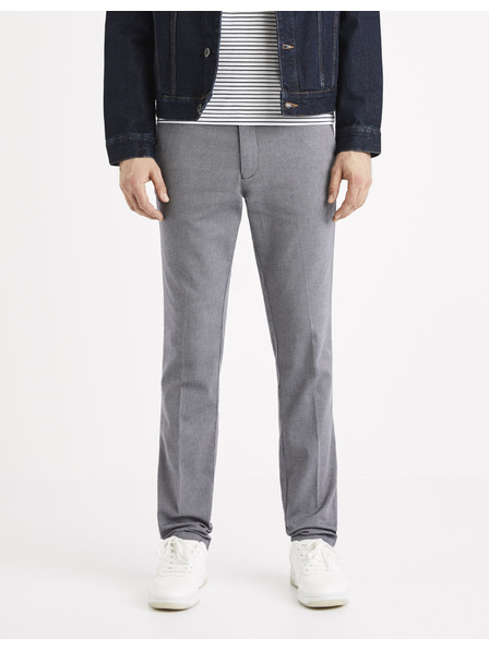 Celio Šedé chino nohavice Celio Rouan