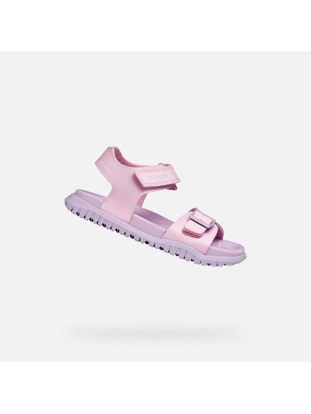 Geox Ružové dievčenské sandále Geox Sandal Fusbetto