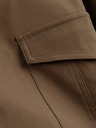 Ombre Clothing Pánske nohavice REGULAR s cargo vreckami - olivová farba V2 P1515 Ombre Clothing