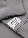 Ombre Clothing Pánska mikina BASIC s okrúhlym výstrihom - sivá Ombre Clothing