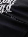 Ombre Clothing Čierne pánske tričko s potlačou Ombre Clothing