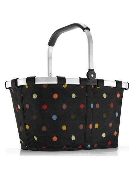 Reisenthel Čierny bodkovaný nákupný košík Reisenthel Carrybag