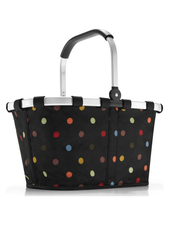 Reisenthel Čierny bodkovaný nákupný košík Reisenthel Carrybag