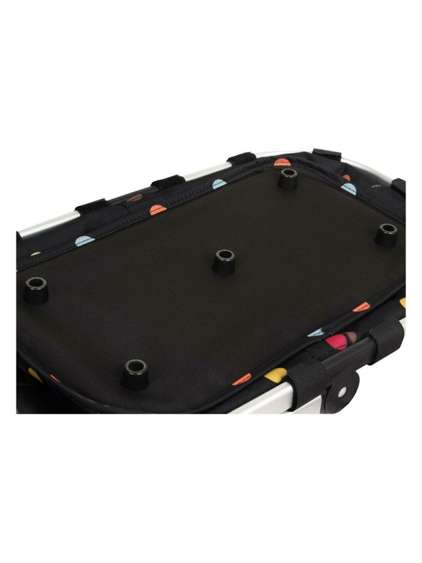 Reisenthel Čierny bodkovaný nákupný košík Reisenthel Carrybag