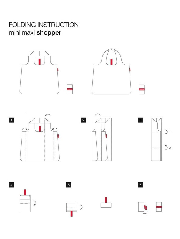 Reisenthel Čierna bodkovaná nákupná taška Reisenthel Mini Maxi Shopper
