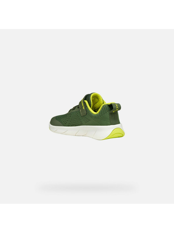 Geox Zelené chlapčenské barefoot tenisky Geox Foot-Run
