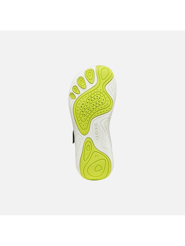 Geox Zelené chlapčenské barefoot tenisky Geox Foot-Run