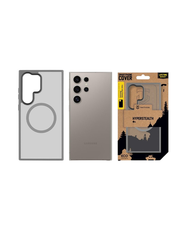Tactical Tactical MagForce Hyperstealth Kryt pre Samsung Galaxy S24 Ultra Light Grey
