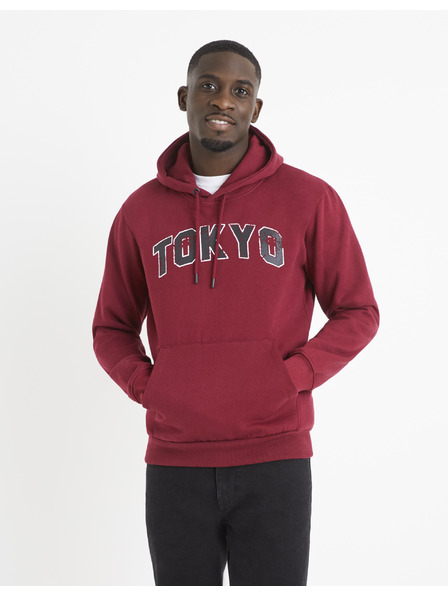 Celio Vínová mikina s kapucňou Celio Vetokyo